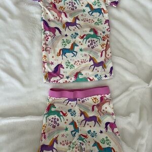 Little Sleepies- Colorful Unicorn Pajama Set